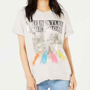 True Vintage Cotton Abbey Road T-Shirt Egret XL